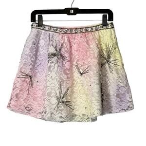 LoveShackFancy Kezia Multi Tie Dye Skirt Size 6